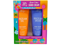 SPA Luxury Brazilian Sol + Brazilian Orchid Hand Cream Set, Pistachio & Caramel + Orchid & Sandalwood Scents, 1.4 fl oz/40 mL - Image 2
