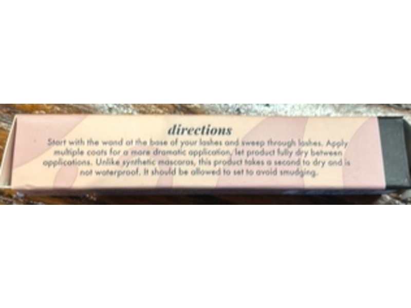 Zerra & Co. The Mascara, Black, 0.32 fl oz/10 mL