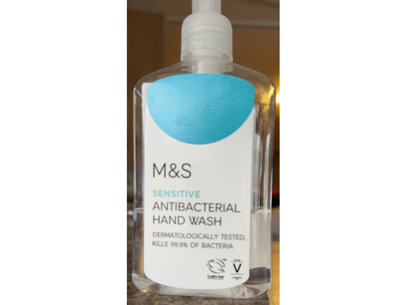 M&S Sensitive Antibacterial Hand Wash, 250 mL