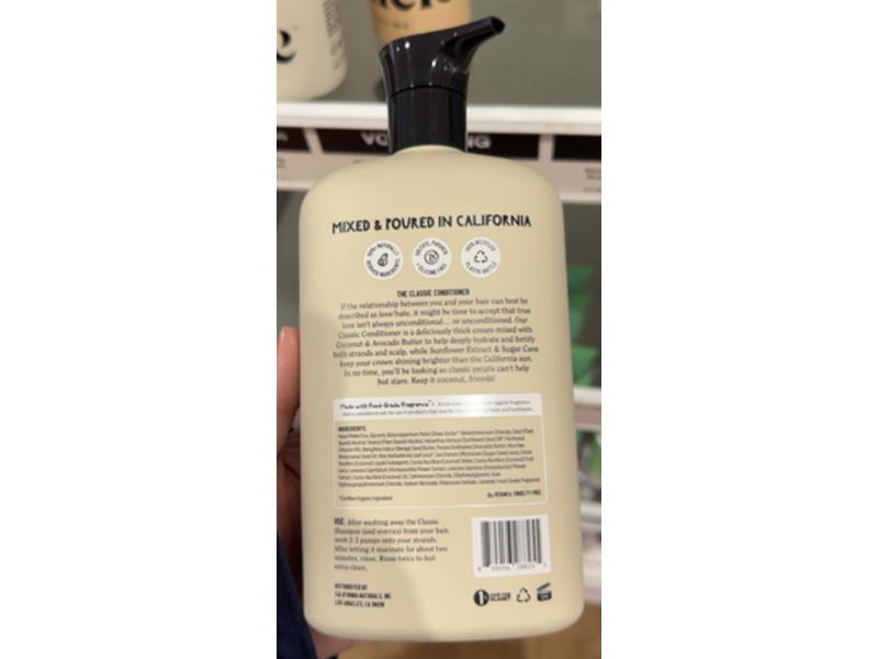 California Naturals Cleanse & Restore The Classic Conditioner, Classic Coconut, 8.5 fl oz/487 mL