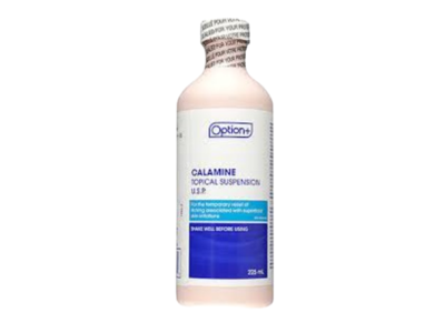 Option+ Calamine Topical Suspension Calamine Lotion, 225 mL