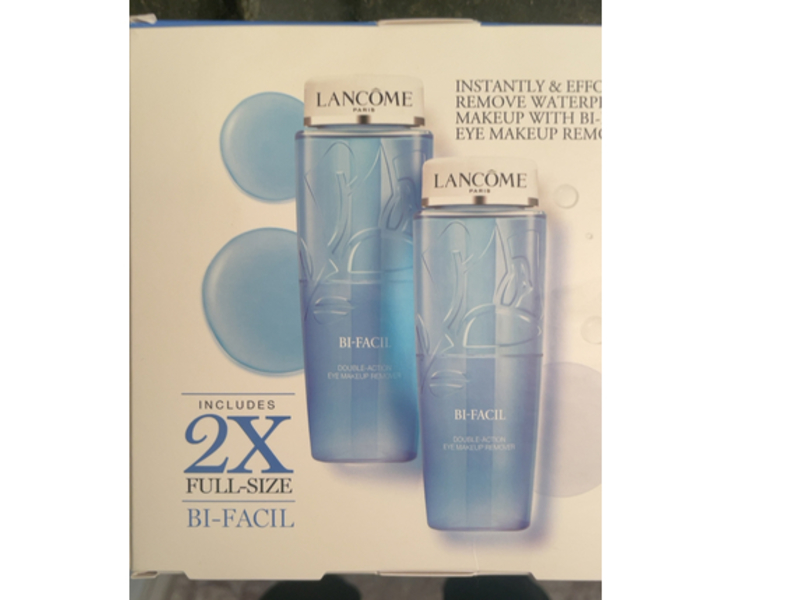 Lancome Paris Bi-Facil Double Action Eye Makeup Remover, 4.2 fl oz/125 mL, 2 Count