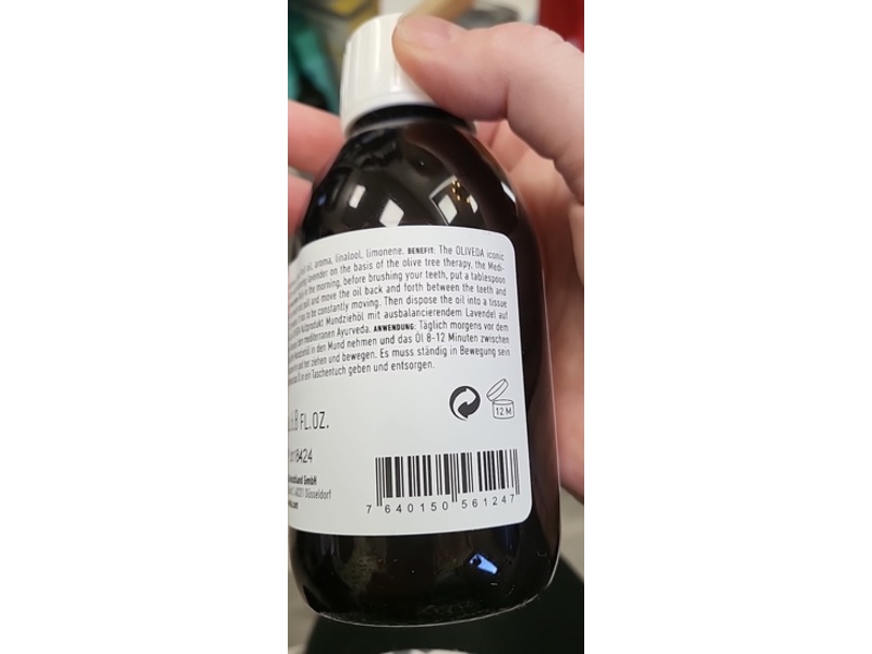 Oliveda Olive Tree Therapy Balancing Lavender Mouth Oil Cure, 6.8 fl oz/200 mL