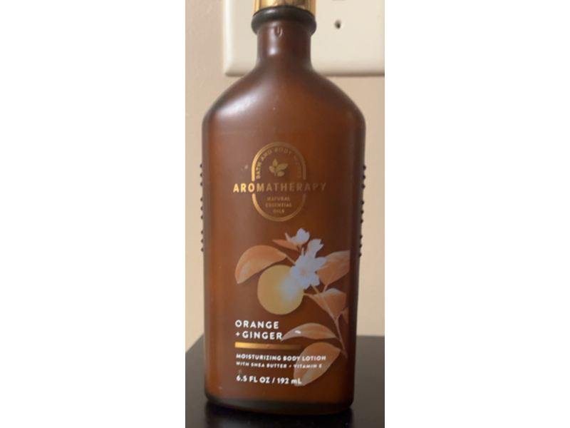 Bath & Body Works Aromatherapy Moisturizing Body Oil, Orange + Ginger, Shea Butter + Vitamin E, 6. fl oz/192 mL