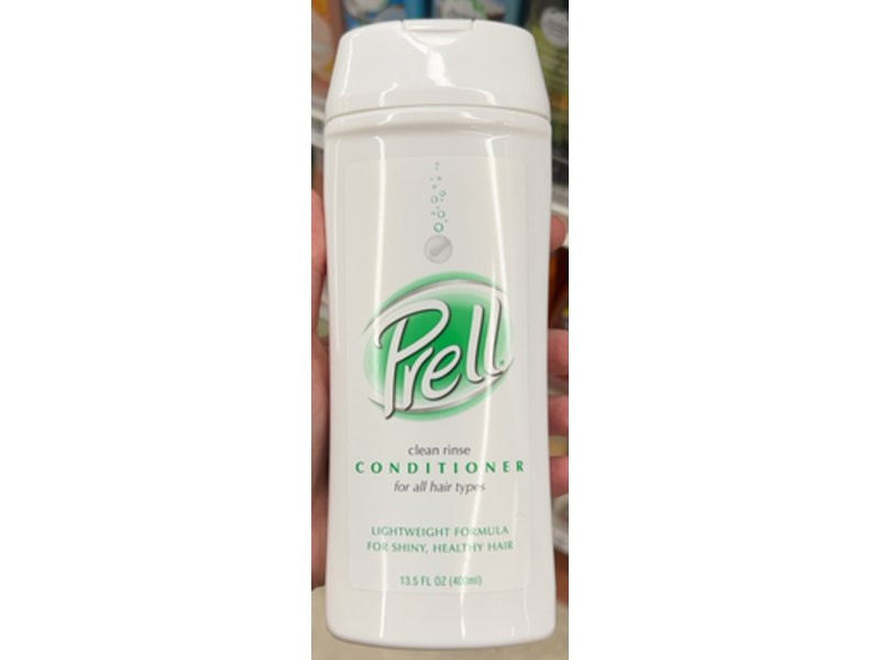 Prell Moisturizing Clean Rinse Conditioner, 13.5 fl oz/400 mL