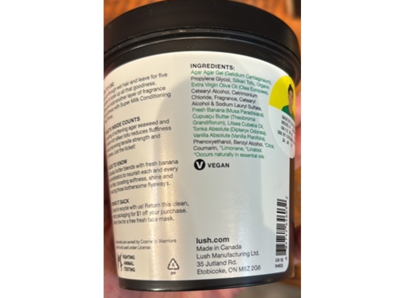 Lush Super Milk Protein Conditioner, 8.1 fl oz/230 g