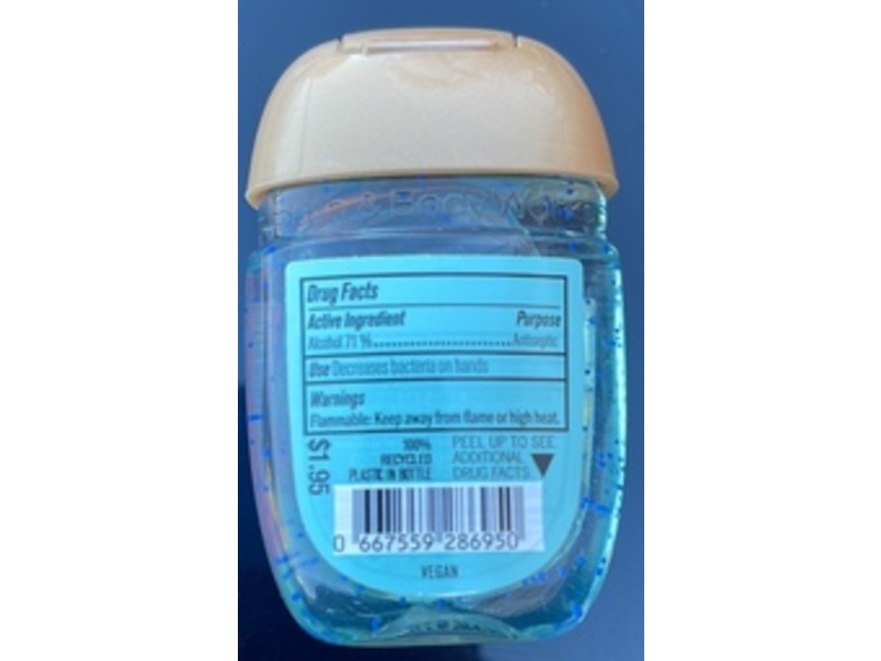 Bath & Body Works Anti-Bacterial Hand Gel, Sea & Sandstone, 1 fl oz/29 mL