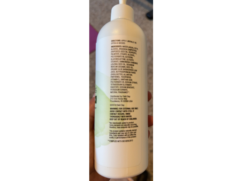 Field Day Hand & Body Lotion, Coconut Lemongrass, 16 fl oz/473 mL