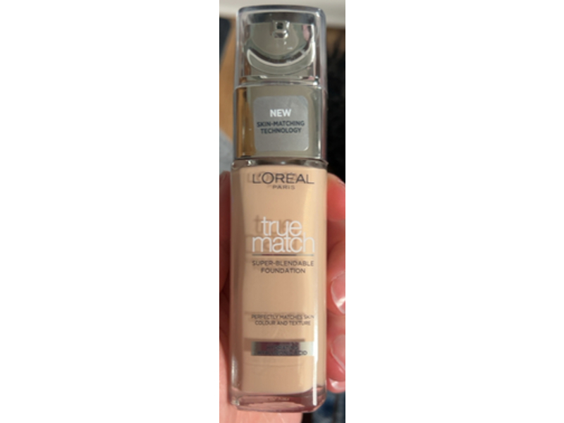 L’Oreal True Match Super Blendable Foundation, 1N Ivory, 30mL
