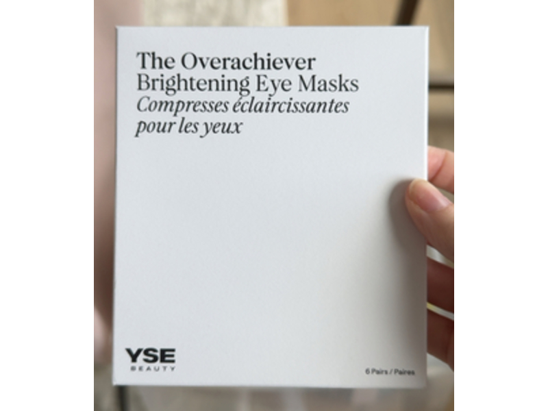 YSE Beauty The Overachiever Brightening Eye Masks, 6 Pairs