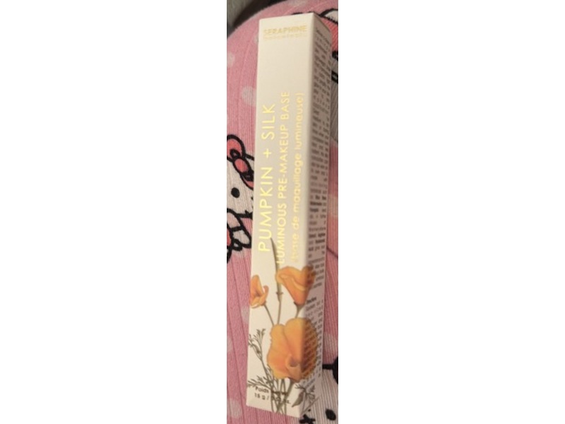Seraphine Botanicals Luminous Pre-Makeup Base, Pumpkin + Silk, 0.53 oz/15 g