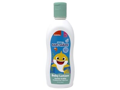 Primal Elements Pinkfong Baby Shark Baby Lotion, Gentle & Mild, 10 fl oz/296 mL, 12 Count