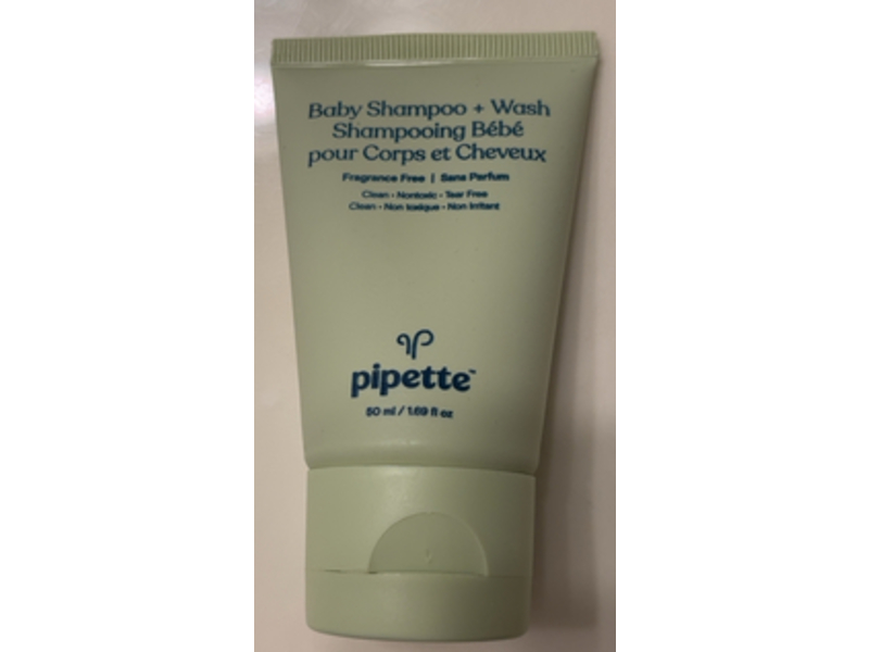 Pipette Baby Shampoo + Wash, 1.69 fl oz/50 mL