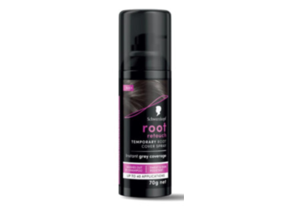 Schwarzkopf Root Retouch Temporary Root Cover Spray, Black, 40 Applications, 70 g