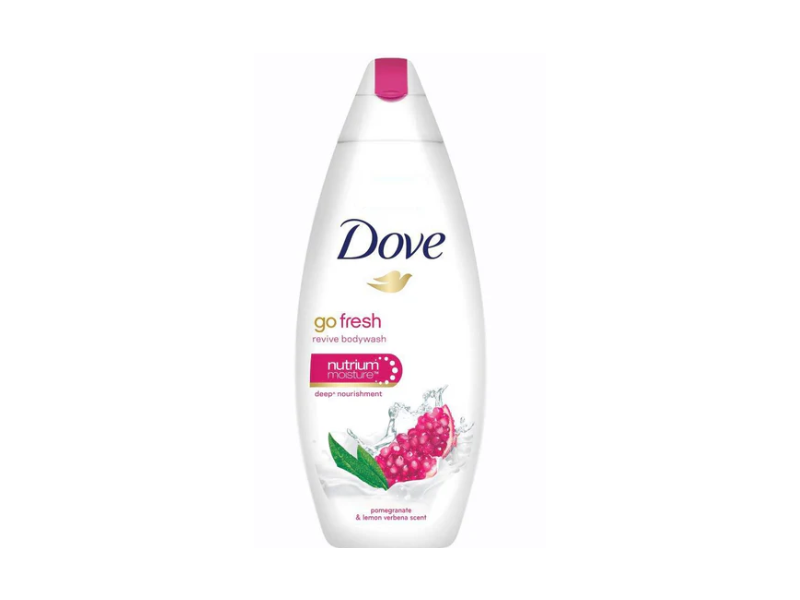 Dove Nutrium Moisture Go Fresh Revive Body Wash, Pomegranate And Lemon Verbena Scent, 200 mL