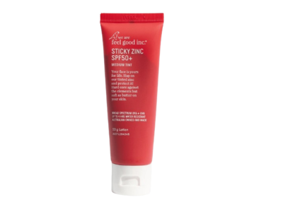 We Are Feel Good Sticky Zinc Lotion, SPF 50+, Light Tint, 50 g