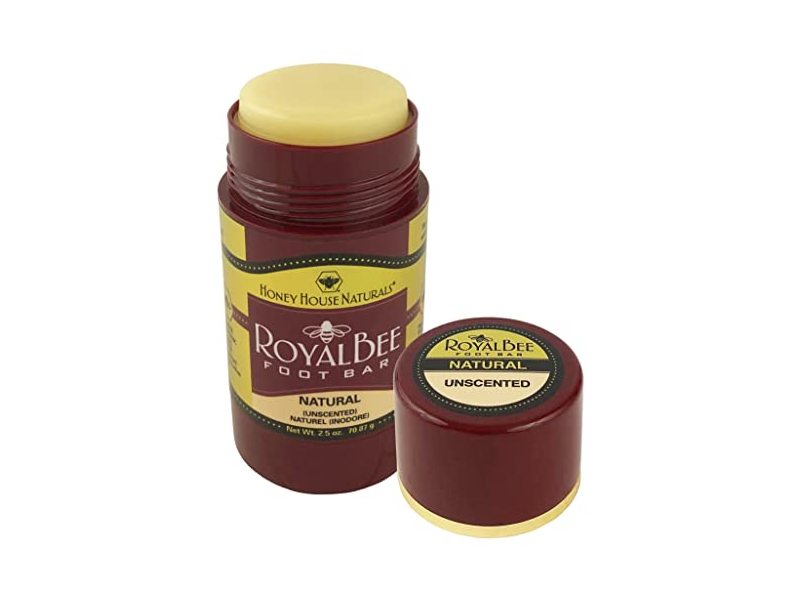 Honey House Naturals Royal Bee Foot Bar, Natural, 2.5 oz/70.87 g