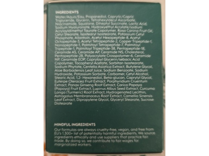 Farsali The Reset Renewal Fluid Cream, THDA (Vitamin C) + Niacinamide + 10 Peptides + 5 Ceramides, 1 fl oz/30 mL