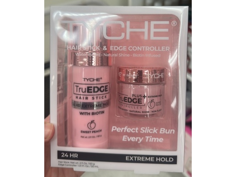 Nicka K New York Tyche Truedge Hair Stick And Edge Controller Set, Sweet Peach