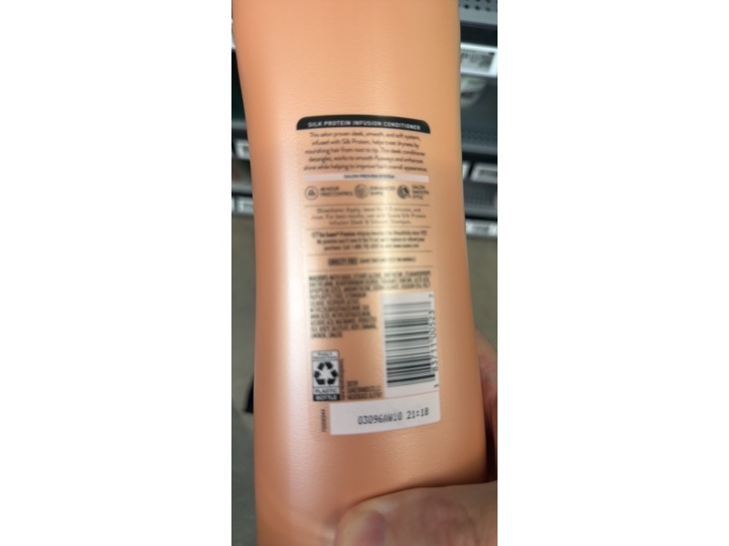 Suave Silk Protein Infusion Conditioner, Sleek & Smooth, 28 fl oz/828 mL