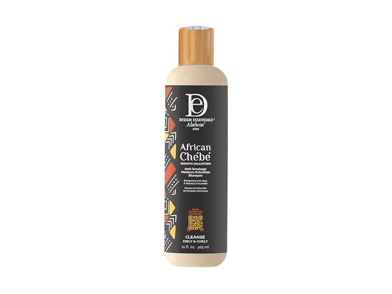 Design Essentials African Chebe Anti-Breakage Moisture Retention Shampoo, 12 fl oz/365 mL