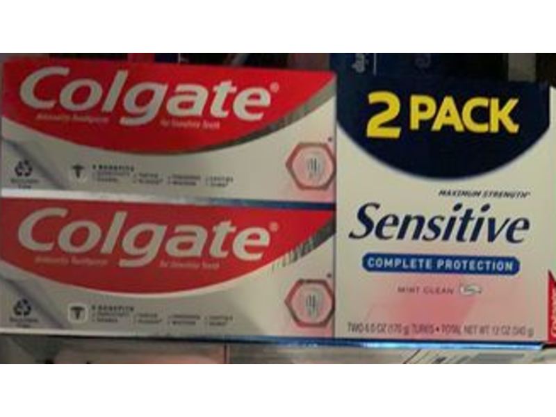 Colgate Sensitive Complete Protection Toothpaste, Mint Clean, 12 fl oz/340 g (Pack of 2)