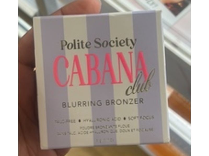 Polite Society Cabana Club Blurring Bronzer, Palm Royale, 0.17 fl oz/5 g
