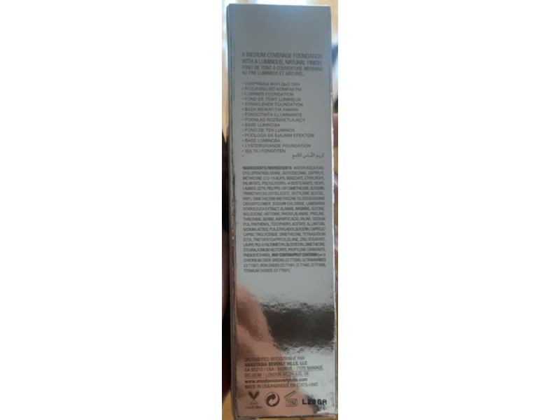 Anastasia Beverly Hills Luminous Foundation, 300C, 1 fl oz/30 mL