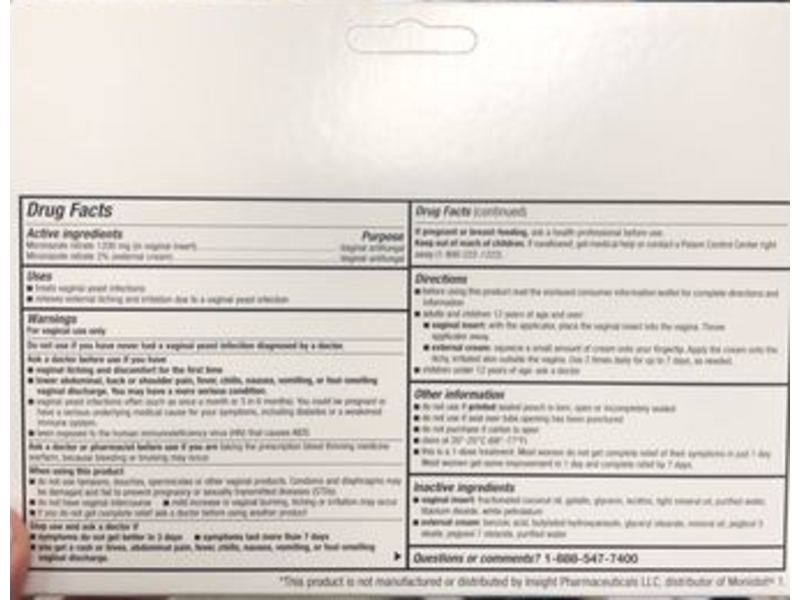 Up&Up Miconazole Vaginal Antifungal Cream, 1 Day Treatment