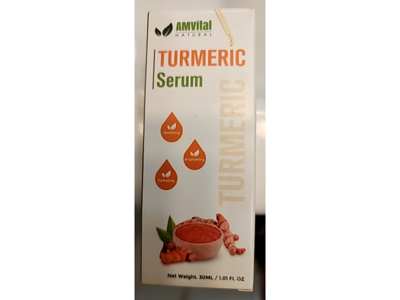 Amvital Turmeric Serum, 1.01 fl oz/30 mL