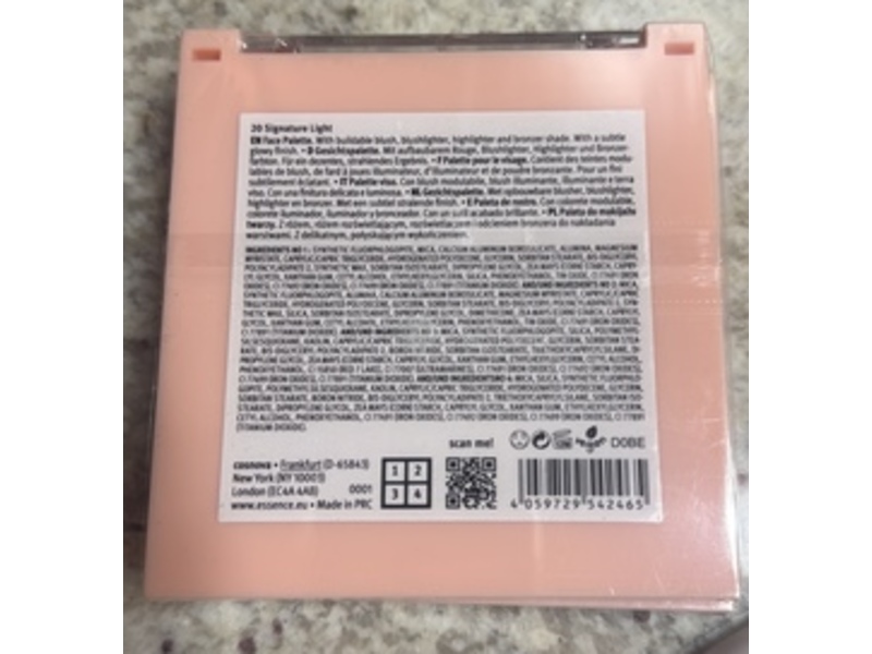 Essence Radiant Light Face Palette, 20 Signature Light, 0.38 oz/11 g