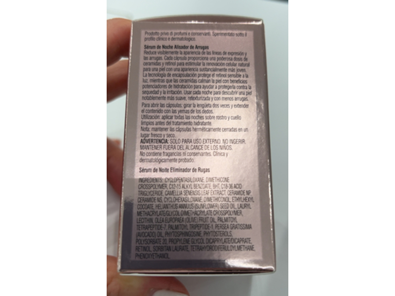 Elizabeth Arden Line Erasing Night Serum, Retinol Ceramide Capsule, 0.47 fl oz/14 mL, 30 Count