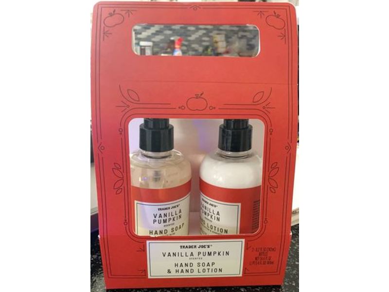 Trader Joe's Hand Soap & Hand Lotion, Vanilla Pumpkin, 8.2 fl oz/242 mL