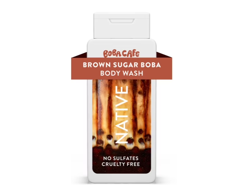 Native Boba Cafe Body Wash, Brown Sugar Boba, 18 fl oz/532 mL