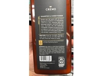 Cremo 2 In 1 Shampoo & Conditioner, Bergamot Black, Bold & Crisp, 16 fl oz/473 mL - thumbnail 3