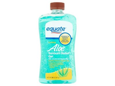 Equate Aloe Sunburn Relief Gel, 20 fl oz