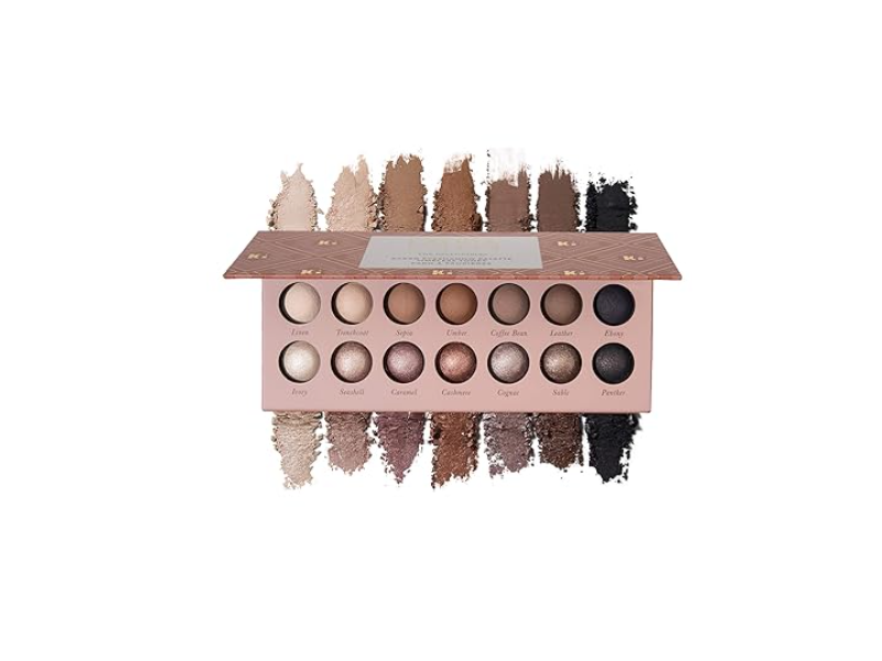Laura Geller Delectables 14 Multi-Finish Baked Eyeshadows, Timeless Tones