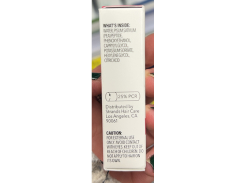 The Hair Lab By strands Volume Boost Dose Set, Pea Peptide, 0.2 l oz/6 mL, 2 Count