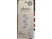 Ohora Semi-Cured Gel Nail Strips, Satin French, 30 Count - thumbnail 2