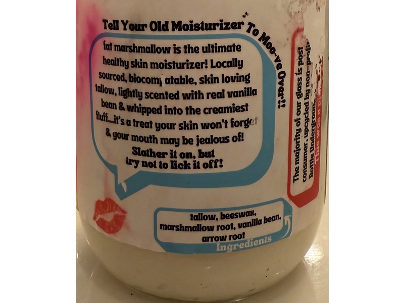 Vellum Street Fat Morshmallow Whipped Tallow Skin Fluff, 11 oz