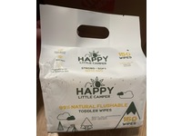 Happy Little Camper 99% Natural Flushable Toddler Wipes, 150 Count - thumbnail 2