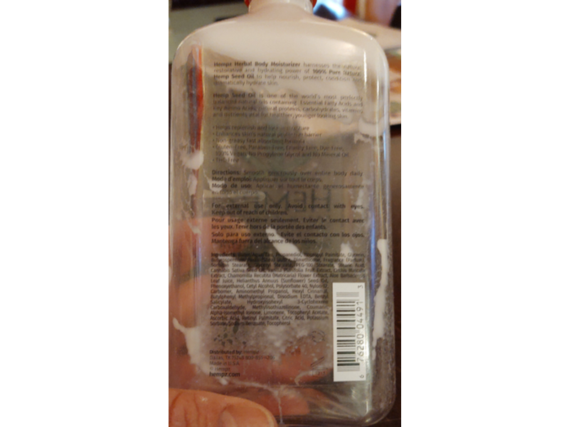 Hempz Body Moisturizer, Sweet Vanila 7 White Orchid, 17 fl oz/500 mL