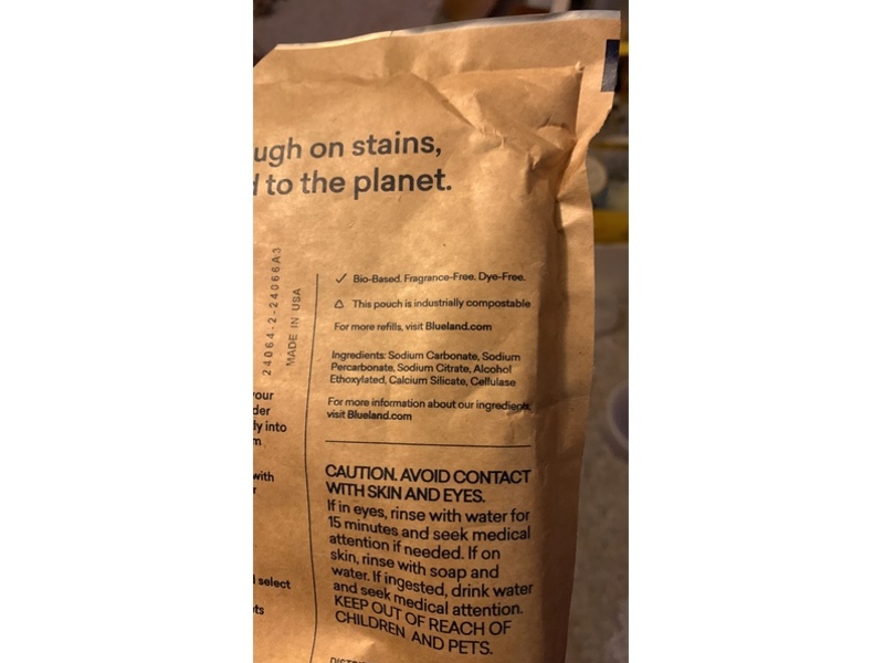 Blue Land Oxi Laundry Booster, 17.6 oz/500 g