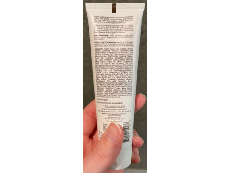 Innersense Hydrating Hair Mask, 2 fl oz/59.1 mL