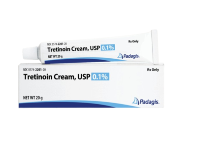 Tretinoin Cream, USP 0.1%, 20 g, Padagis (Rx)