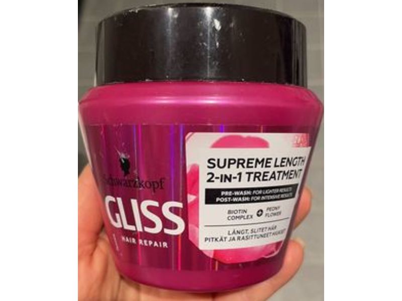 Schwarzkopf Gliss Hair Repair Supreme Length 2-In-1 Treatment, 300 mL
