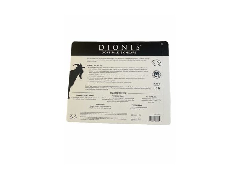 Dionis Goat Milk Hand Cream, 1 oz, 5 Pack