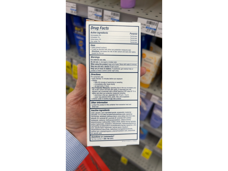 CeraVe Hydrating Sheer Sunscreen, SPF 30, 3 fl oz/89 mL