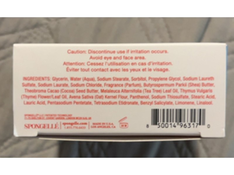 Spongelle Renew Defense Hand Wash, Thyme & Tea Tree Oils, 3.5 oz/99 g,