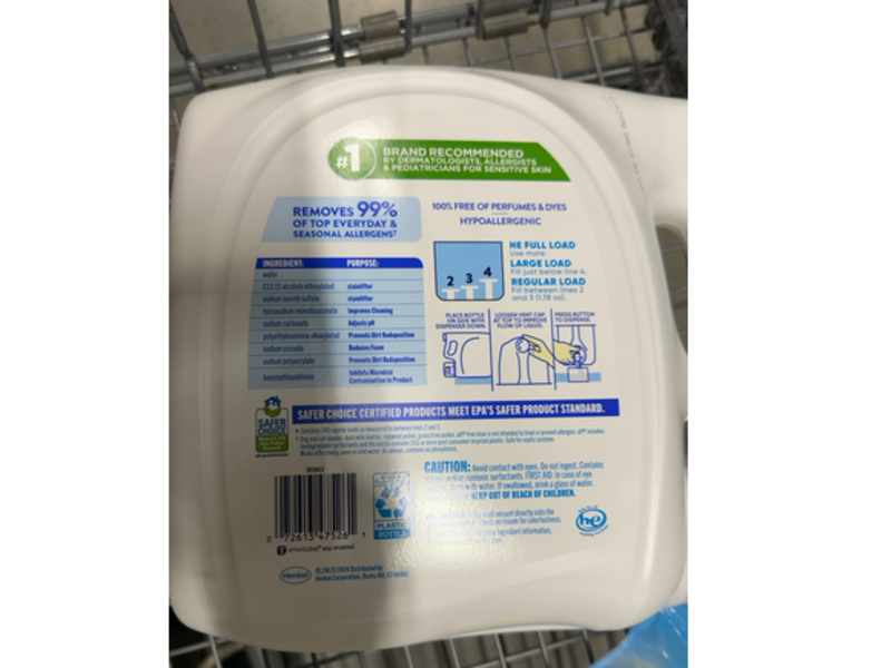 All Advanced Oxi Laudry Detergent, 140 Loads, 250 fl oz/7.39 L